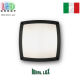 Уличный светильник/корпус Ideal Lux, настенный/потолочный, алюминий, IP54, чёрный, COMETA PL3 NERO. Италия!